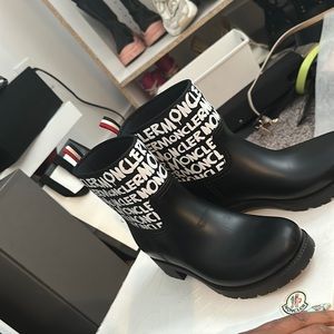 Moncler rain boot monogram